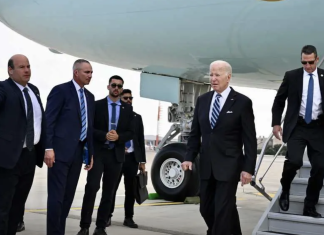 Biden Air Force One Arrival Israel
